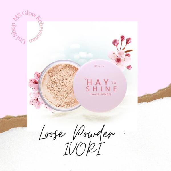 ms glow loose powder ivori