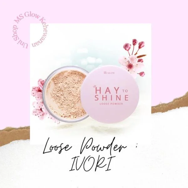 ms glow loose powder ivori